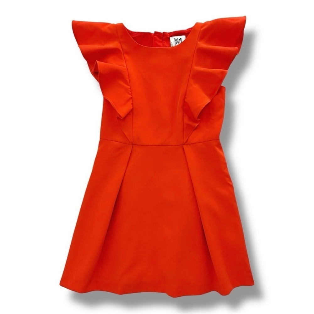 Milly Minis | Jewel Neck Ruffle Dress (10) 🍒